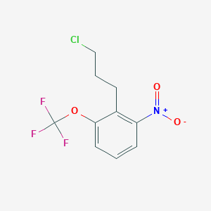 1-(3-Chloropropyl)-2-nitro-6-(trifluoromethoxy)benzene - 