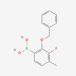 (2-(Benzyloxy)-3-fluoro-4-methylphenyl)boronic acid - 