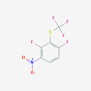 1,3-Difluoro-4-nitro-2-(trifluoromethylthio)benzene - 