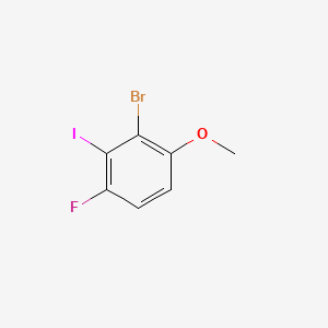 2-Bromo-4-fluoro-3-iodo-1-methoxybenzene - 