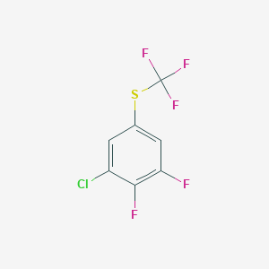 1-Chloro-2,3-difluoro-5-(trifluoromethylthio)benzene - 
