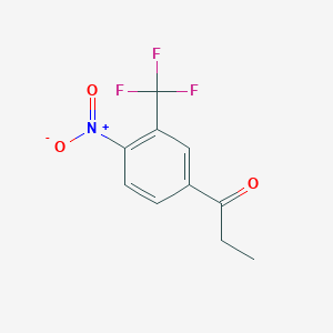 1-(4-Nitro-3-(trifluoromethyl)phenyl)propan-1-one - 