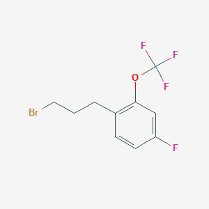 1-(3-Bromopropyl)-4-fluoro-2-(trifluoromethoxy)benzene - 