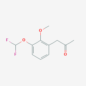 1-(3-(Difluoromethoxy)-2-methoxyphenyl)propan-2-one - 