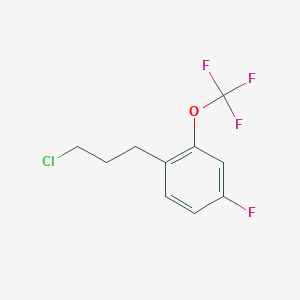 1-(3-Chloropropyl)-4-fluoro-2-(trifluoromethoxy)benzene - 