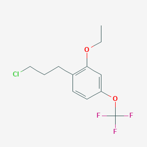 1-(3-Chloropropyl)-2-ethoxy-4-(trifluoromethoxy)benzene - 