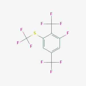 1,4-Bis(trifluoromethyl)-2-fluoro-6-(trifluoromethylthio)benzene - 