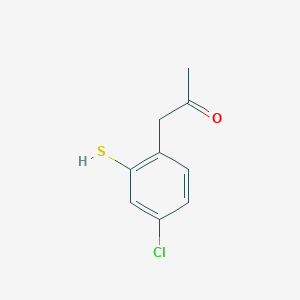 1-(4-Chloro-2-mercaptophenyl)propan-2-one - 