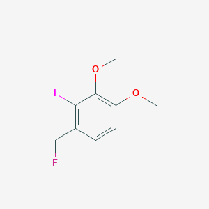 1,2-Dimethoxy-3-iodo-4-(fluoromethyl)benzene - 