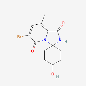 6'-Bromo-4-hydroxy-8'-methyl-2'H-spiro[cyclohexane-1,3'-imidazo[1,5-a]pyridine]-1',5'-dione - 