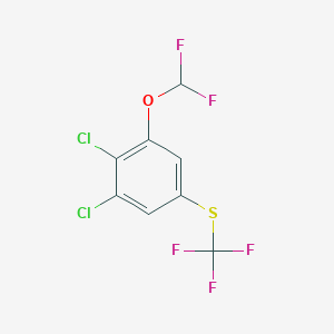1,2-Dichloro-3-difluoromethoxy-5-(trifluoromethylthio)benzene - 
