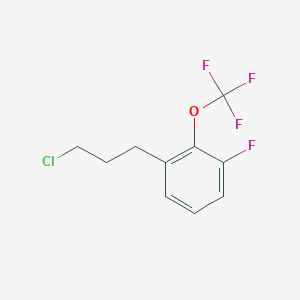 1-(3-Chloropropyl)-3-fluoro-2-(trifluoromethoxy)benzene - 