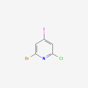 2-Bromo-6-chloro-4-iodopyridine - 