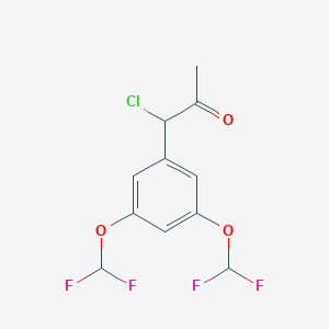 1-(3,5-Bis(difluoromethoxy)phenyl)-1-chloropropan-2-one - 