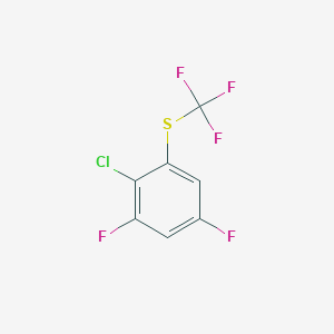 1-Chloro-2,4-difluoro-6-(trifluoromethylthio)benzene - 