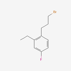 1-(3-Bromopropyl)-2-ethyl-4-fluorobenzene - 