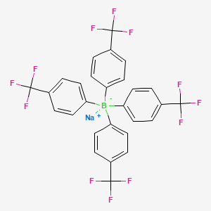 Sodium tetrakis[4-(trifluoromethyl)phenyl]borate(1-) - 22533-15-9
