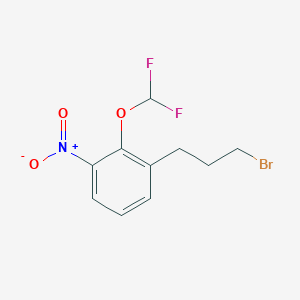 1-(3-Bromopropyl)-2-(difluoromethoxy)-3-nitrobenzene - 