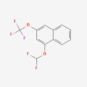 1-(Difluoromethoxy)-3-(trifluoromethoxy)naphthalene - 