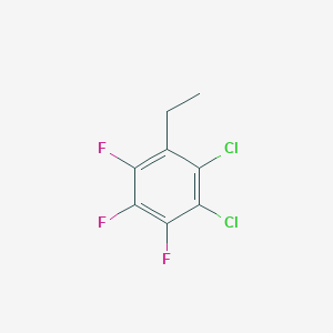 1,2-Dichloro-3-ethyl-4,5,6-trifluorobenzene - 