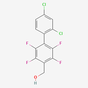 (2',4'-Dichloro-2,3,5,6-tetrafluoro-biphenyl-4-yl)-methanol - 