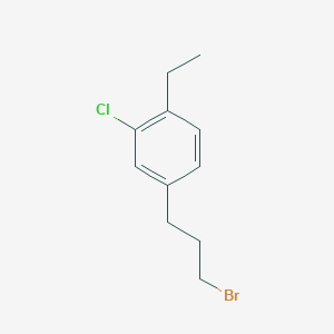 1-(3-Bromopropyl)-3-chloro-4-ethylbenzene - 
