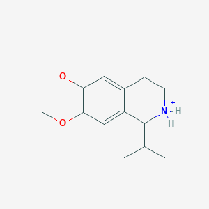 (1R)-6,7-dimethoxy-1-(1-methylethyl)-1,2,3,4-tetrahydroisoquinolinium - 