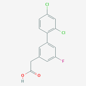 (2',4'-Dichloro-5-fluoro-biphenyl-3-yl)-acetic acid - 