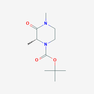 tert-butyl (R)-2,4-dimethyl-3-oxopiperazine-1-carboxylate - 