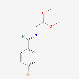 (E)-N-(4-bromobenzylidene)-2,2-dimethoxyethanamine - 1009309-65-2
