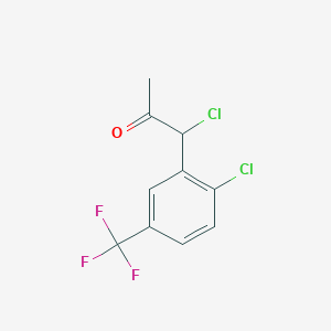1-Chloro-1-(2-chloro-5-(trifluoromethyl)phenyl)propan-2-one - 