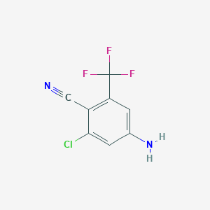 4-Amino-2-chloro-6-(trifluoromethyl)benzonitrile - 