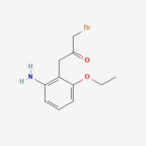 1-(2-Amino-6-ethoxyphenyl)-3-bromopropan-2-one - 