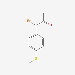 1-Bromo-1-(4-(methylthio)phenyl)propan-2-one - 