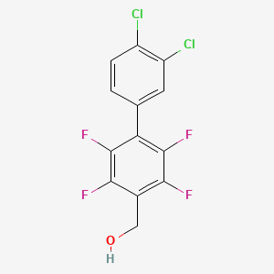 (3',4'-Dichloro-2,3,5,6-tetrafluoro-biphenyl-4-yl)-methanol - 