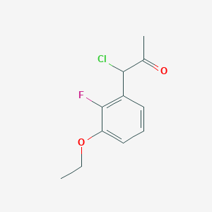 1-Chloro-1-(3-ethoxy-2-fluorophenyl)propan-2-one - 