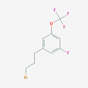 1-(3-Bromopropyl)-3-fluoro-5-(trifluoromethoxy)benzene - 