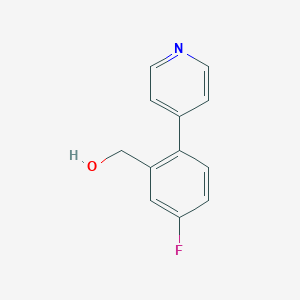 (5-Fluoro-2-(pyridin-4-yl)phenyl)methanol - 