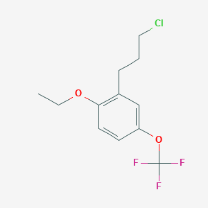 1-(3-Chloropropyl)-2-ethoxy-5-(trifluoromethoxy)benzene - 