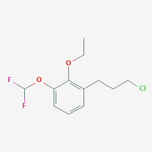 1-(3-Chloropropyl)-3-(difluoromethoxy)-2-ethoxybenzene - 