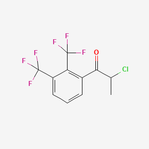 1-(2,3-Bis(trifluoromethyl)phenyl)-2-chloropropan-1-one - 