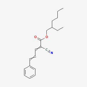 2-Ethylhexyl alpha-cyano-5-phenyl-2,4-pentadienoate - 