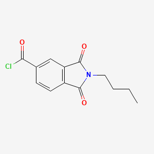 2-Butyl-1,3-dioxo-2,3-dihydro-1H-isoindole-5-carbonyl chloride - 101749-72-8