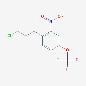 1-(3-Chloropropyl)-2-nitro-4-(trifluoromethoxy)benzene - 