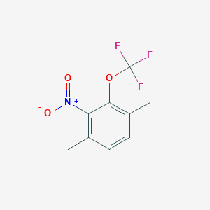 1,4-Dimethyl-2-nitro-3-(trifluoromethoxy)benzene - 