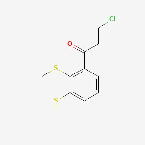 1-(2,3-Bis(methylthio)phenyl)-3-chloropropan-1-one - 