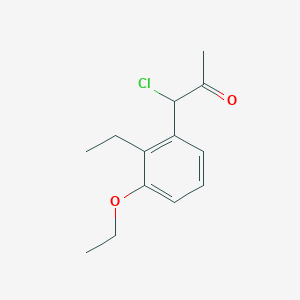 1-Chloro-1-(3-ethoxy-2-ethylphenyl)propan-2-one - 