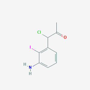 1-(3-Amino-2-iodophenyl)-1-chloropropan-2-one - 