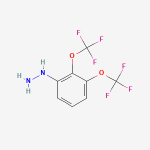(2,3-Bis(trifluoromethoxy)phenyl)hydrazine - 