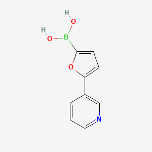 (5-(Pyridin-3-yl)furan-2-yl)boronic acid - 